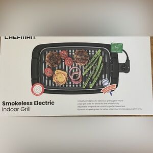 Chefman Smokeless Electric Indoor Grill - Black